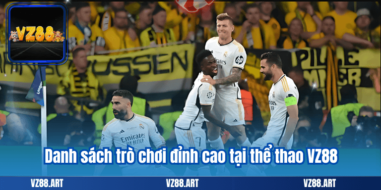 Danh sách trò chơi đỉnh cao tại thể thao VZ88